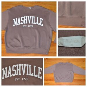 Women’s Altar’d State graphic Nashville sweatshirt, size XS